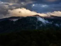 W zachodzącym słońcu