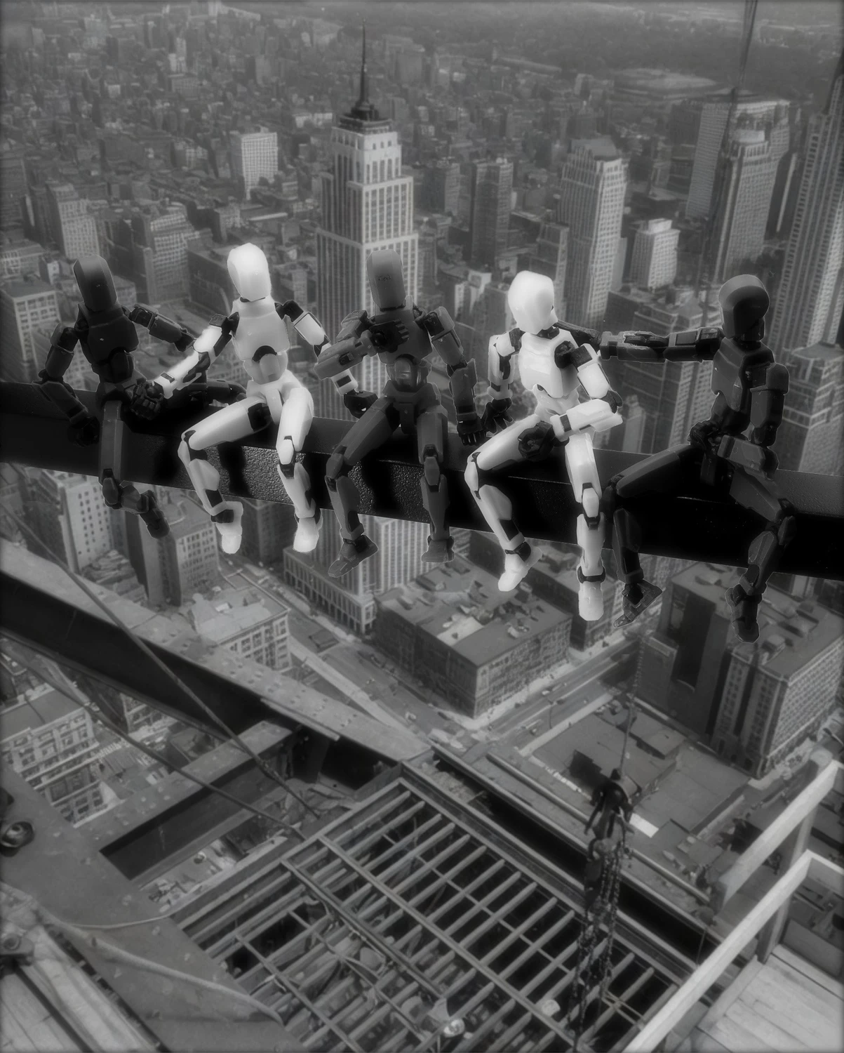 Break atop a skyscraper ...