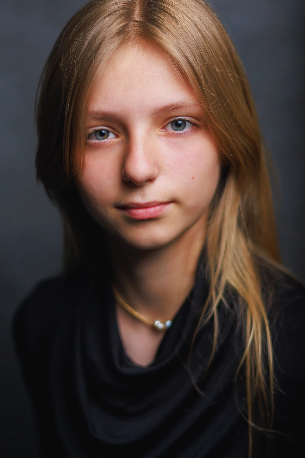 Portret w czerni