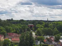 Żelazko na wiadukcie w Łagowie