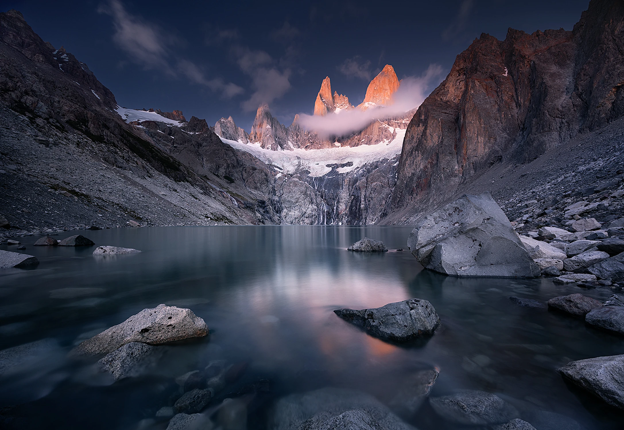 Świt nad Laguną Sucia 