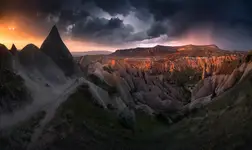 Zachód w Kapadocji