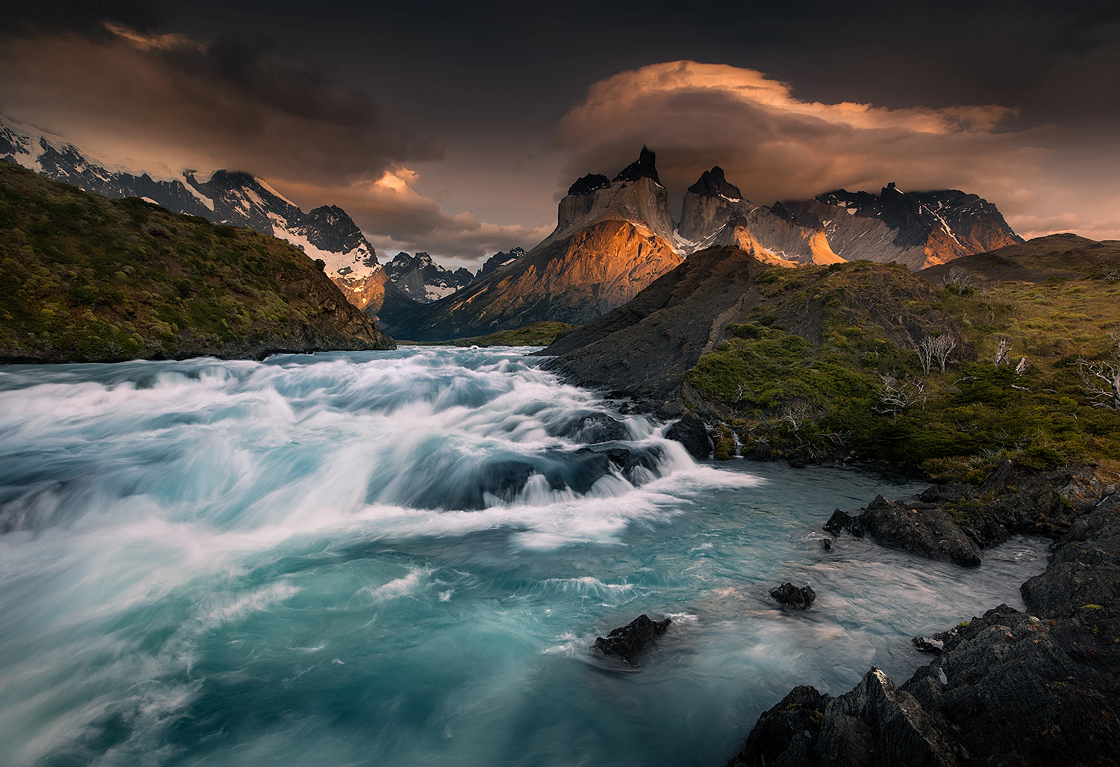 Poranek w Torres del Paine