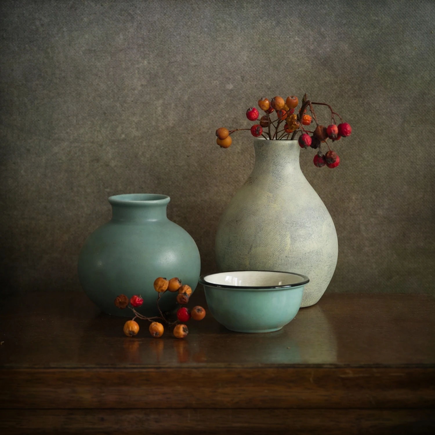 martwa natura z naczyniami