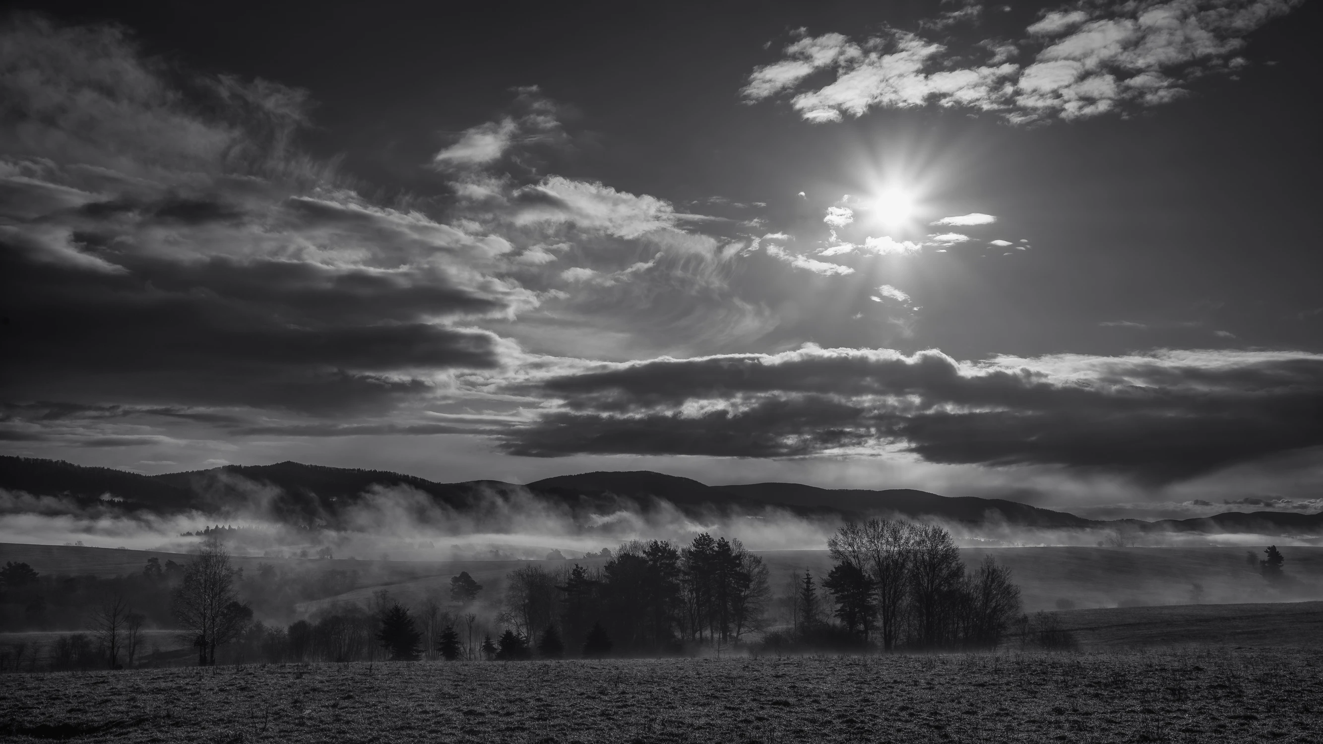 Słońce nad Chryszczatą