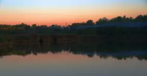 Wieczór nad wodą 