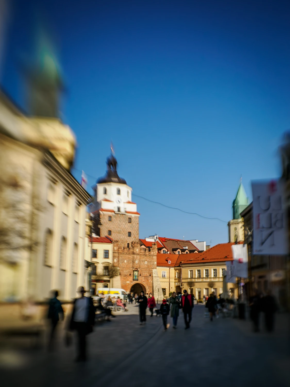 Lublin lensbaby - Krakowskie Przedmieście