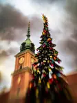 Warszawa w świątecznej scenerii - z lensbaby da się lubić :)