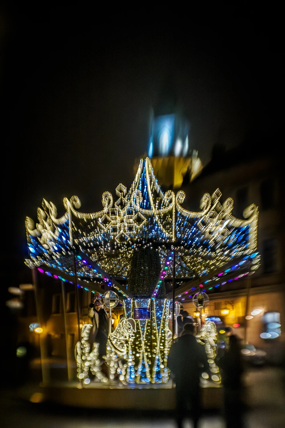 Lublin w świątecznej scenerii - ul. Rynek