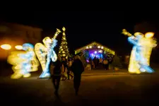 Lublin w świątecznej scenerii - Plac Po Farze