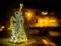 Lublin w świątecznej scenerii - Plac Po Farze