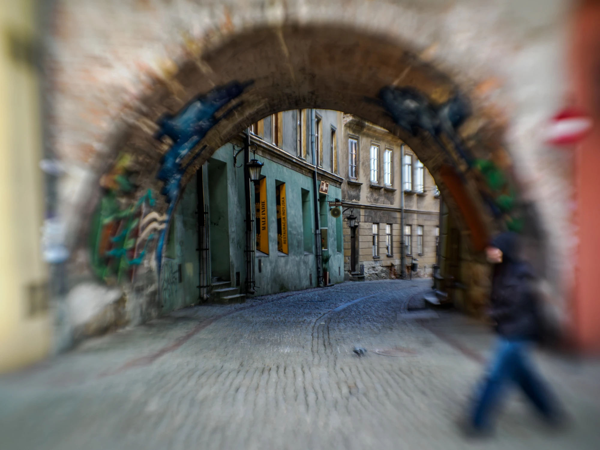 Lublin lensbaby - Brama Rybna