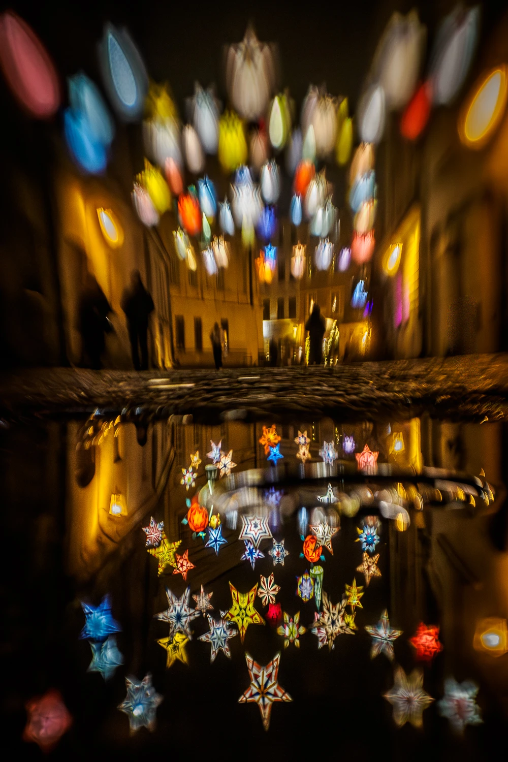 Lublin w świątecznej scenerii - ul. Złota