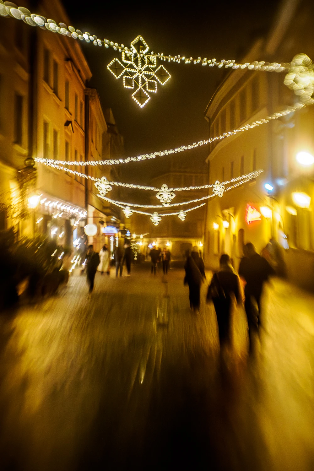 Lublin w świątecznej scenerii - ul. Bramowa