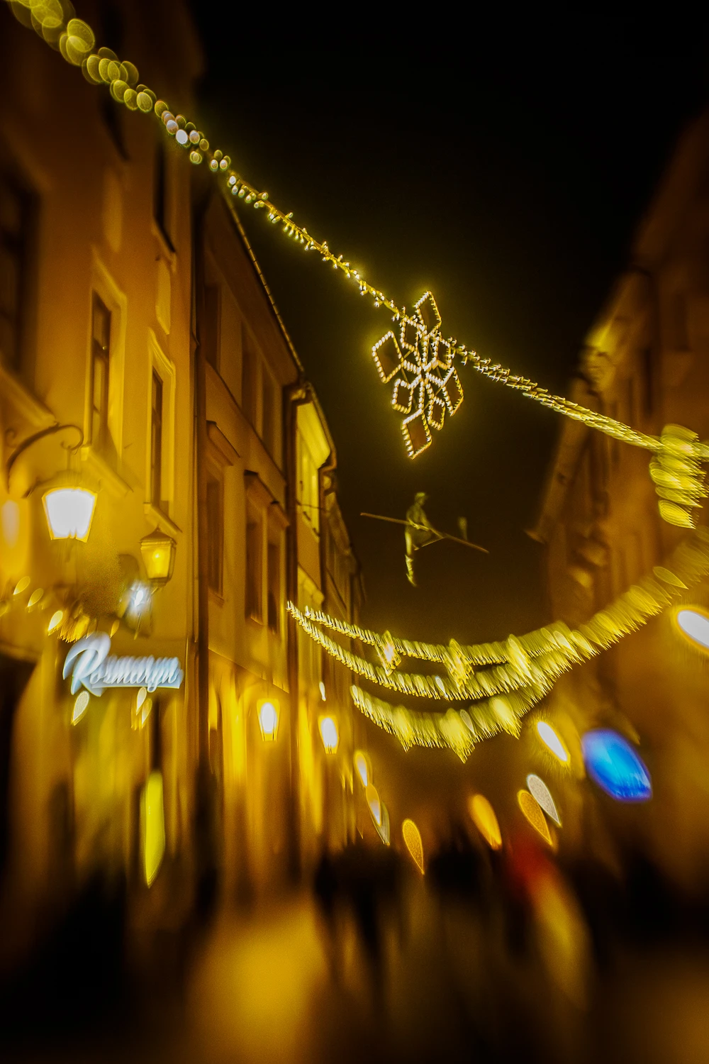 Lublin w świątecznej scenerii - ul. Grodzka